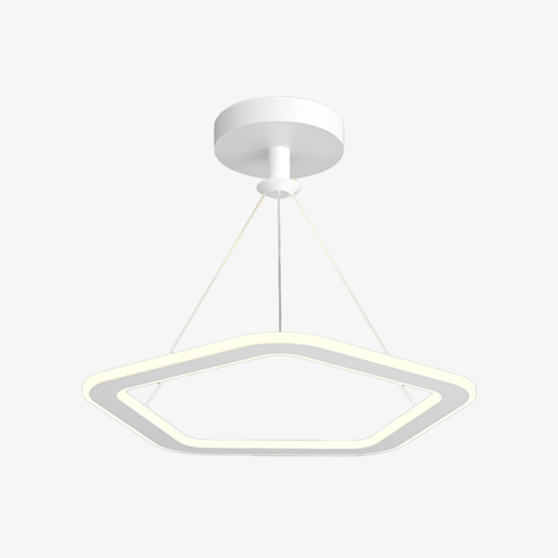Lustre design Cyriac LED - Formes originales | Marco Lucetti Blanc - A / Chaude