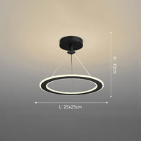 Lustre design Cyriac LED - Formes originales | Marco Lucetti Noir - B / Chaude