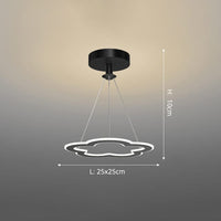Lustre design Cyriac LED - Formes originales | Marco Lucetti Noir - E / Chaude