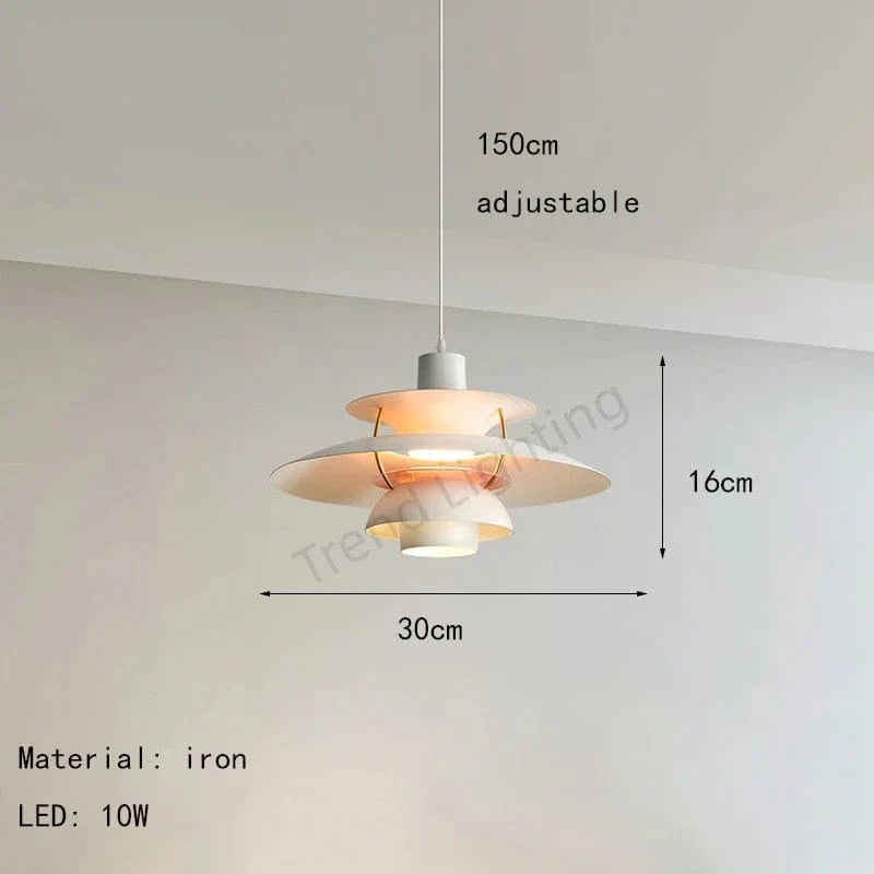 Lustre Design Danois LED de Haute Qualité - Parapluie Loui Paulsen | Marco Lucetti C-30cm / Blanc chaud