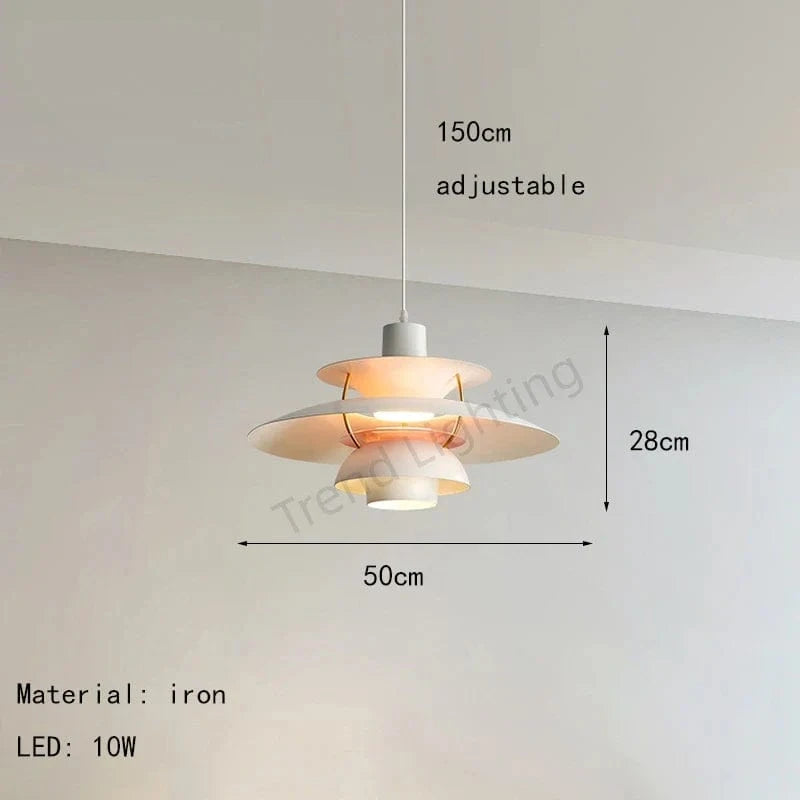 Lustre Design Danois LED de Haute Qualité - Parapluie Loui Paulsen | Marco Lucetti C-50cm / Blanc chaud