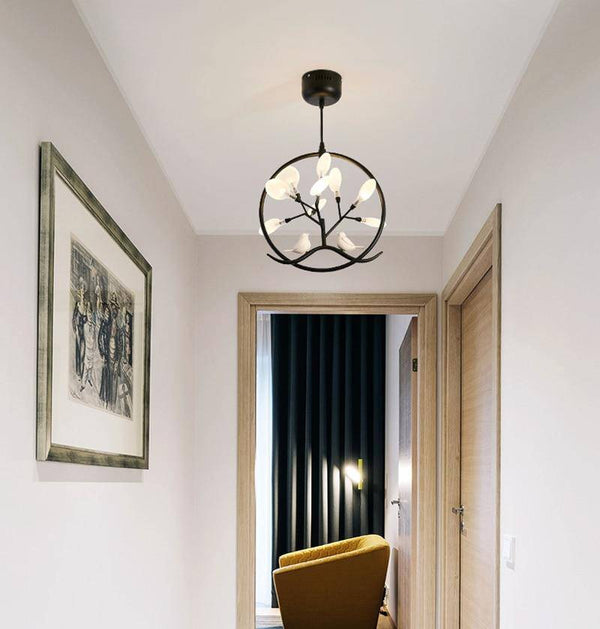 Lustre design doré à LED Firefly | Marco Lucetti