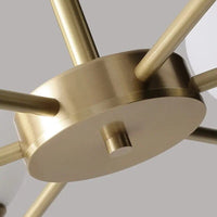 Lustre design doré cuivré. | Marco Lucetti