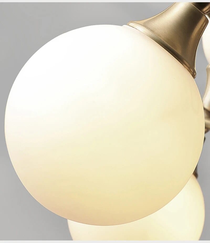 Lustre design doré cuivré. | Marco Lucetti