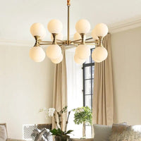 Lustre design doré cuivré. | Marco Lucetti