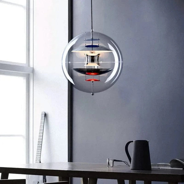 Lustre design en acrylique LED danois - Suspension Planète | Marco Lucetti