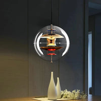 Lustre design en acrylique LED danois - Suspension Planète | Marco Lucetti