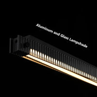 Lustre design en aluminium et verre: Barre lumineuse | Marco Lucetti