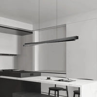 Lustre design en aluminium et verre: Barre lumineuse | Marco Lucetti 160CM / Changeable / CHINE