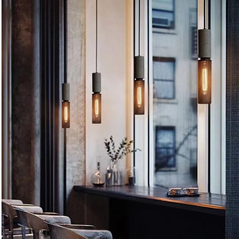 Lustre Design en Fer et Ciment | Marco Lucetti