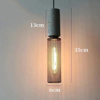 Lustre Design en Fer et Ciment | Marco Lucetti A / Blanc froid