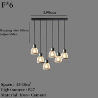 Lustre Design en Fer et Ciment | Marco Lucetti P / Blanc froid