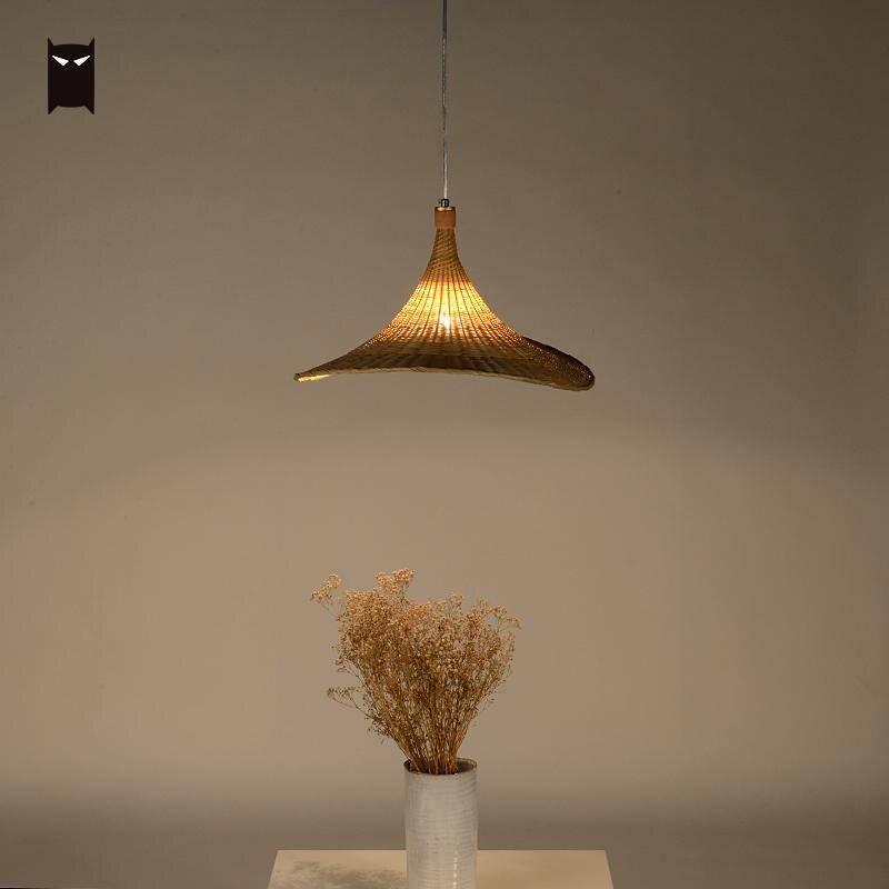 Lustre design en rotin LED - Chapeau en abat-jour | Marco Lucetti