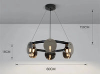 Lustre Design en Verre Nordique : Luminaire Décoratif Moderne | Marco Lucetti Diamètre 60 cm / Changeable