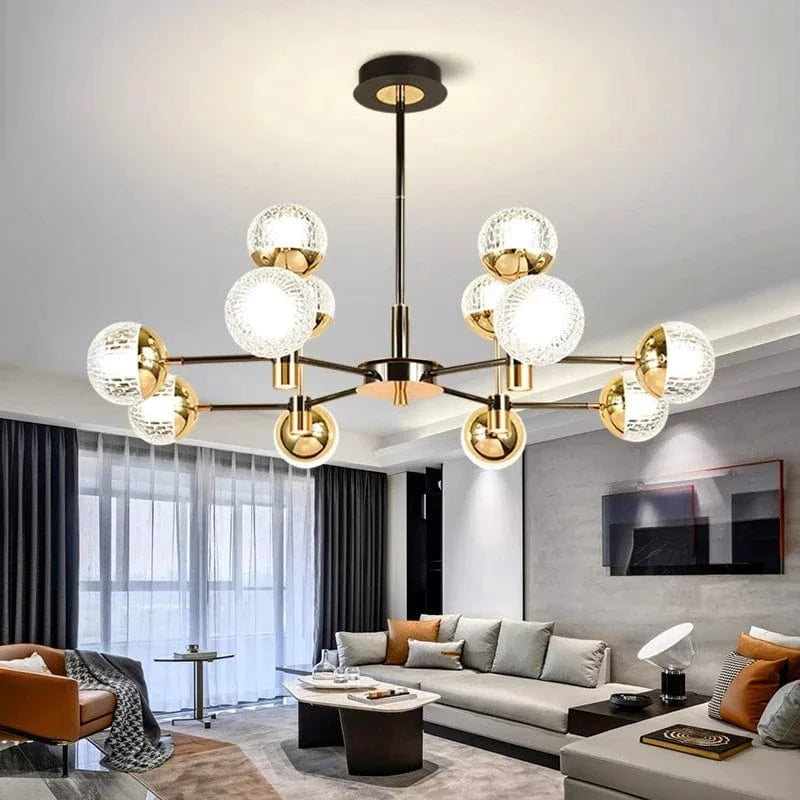 Lustre Design Fantaisie : Boules d'Éclairage Intérieur pour Salon | Marco Lucetti