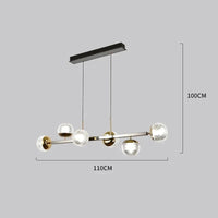 Lustre Design Fantaisie : Boules d'Éclairage Intérieur pour Salon | Marco Lucetti 6 têtes / Blanc froid