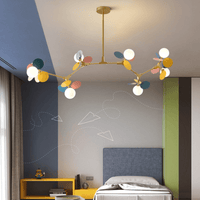 Lustre design Kebya avec lampes colorées | Marco Lucetti