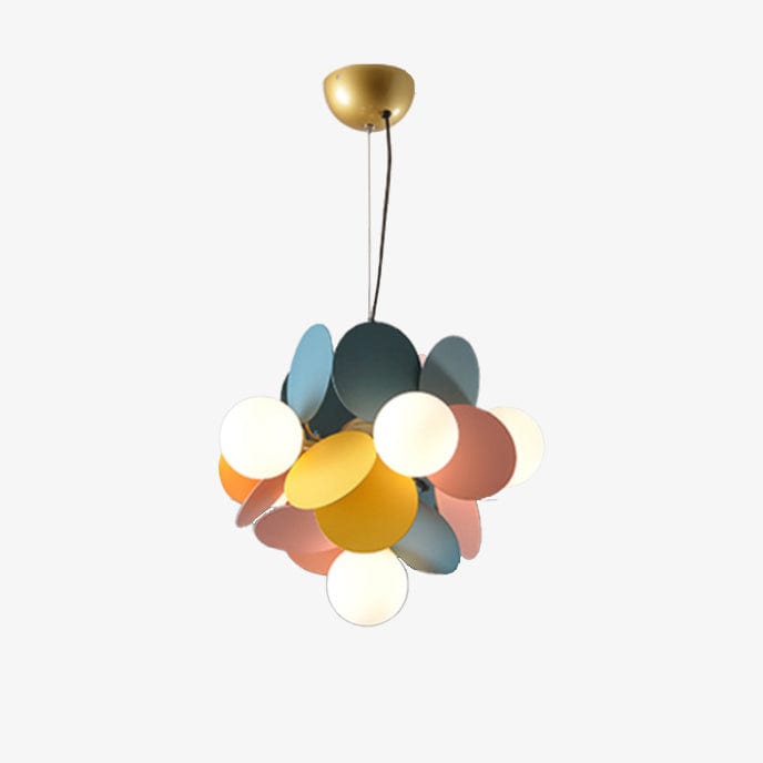 Lustre design Kebya avec lampes colorées | Marco Lucetti 35 x 50 cm