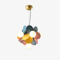 Lustre design Kebya avec lampes colorées | Marco Lucetti 35 x 50 cm