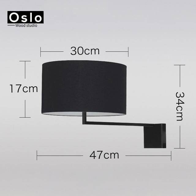 Lustre design LED Américain | Marco Lucetti Applique noire