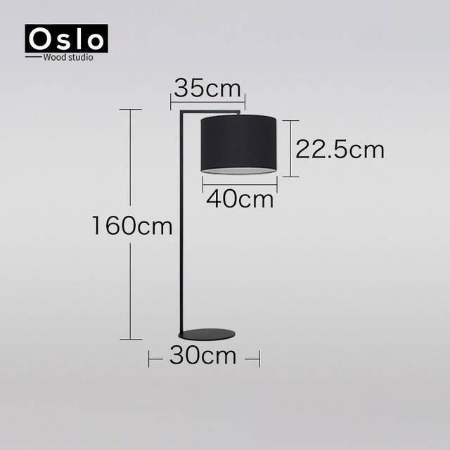 Lustre design LED Américain | Marco Lucetti Lampadaire noir