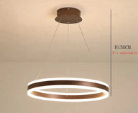 Lustre Design LED Anneau Dimmable | Marco Lucetti Cadre à café / Dia30cm / Blanc froid 6000K