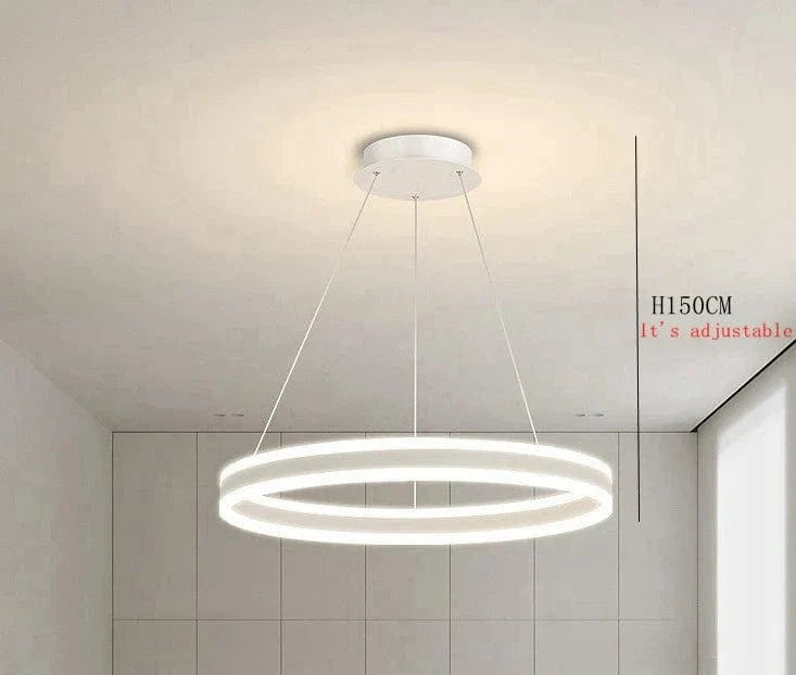 Lustre Design LED Anneau Dimmable | Marco Lucetti Cadre blanc / Dia30cm / Blanc froid 6000K
