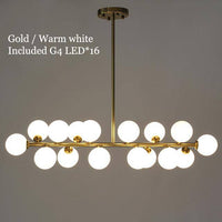 Lustre design LED "Branché" - Disponible en noir ou doré | Marco Lucetti