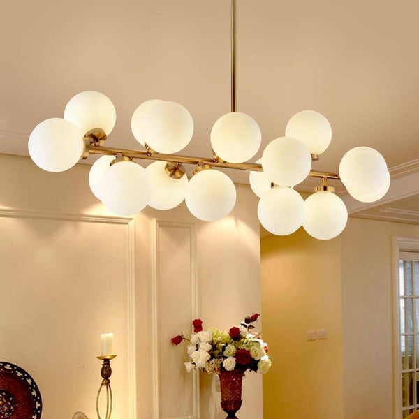 Lustre design LED "Branché" - Disponible en noir ou doré | Marco Lucetti