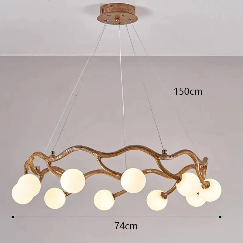 Lustre design LED Branches d'Arbre - Design Moderne et Décoratif | Marco Lucetti 10 têtes / Blanc chaud