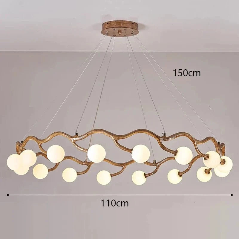 Lustre design LED Branches d'Arbre - Design Moderne et Décoratif | Marco Lucetti 16 têtes / Blanc chaud