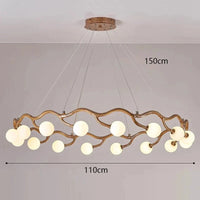 Lustre design LED Branches d'Arbre - Design Moderne et Décoratif | Marco Lucetti 16 têtes / Blanc chaud