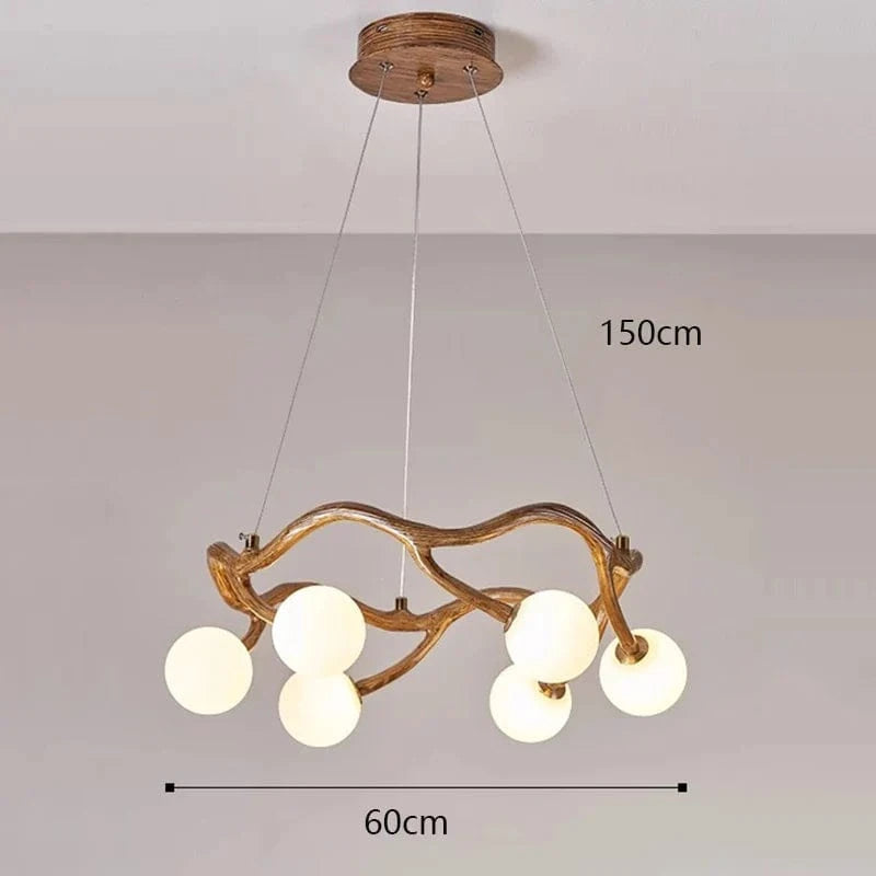 Lustre design LED Branches d'Arbre - Design Moderne et Décoratif | Marco Lucetti 6 têtes / Blanc chaud