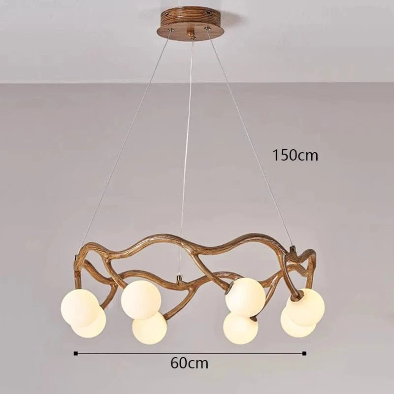 Lustre design LED Branches d'Arbre - Design Moderne et Décoratif | Marco Lucetti 8 têtes / Blanc chaud