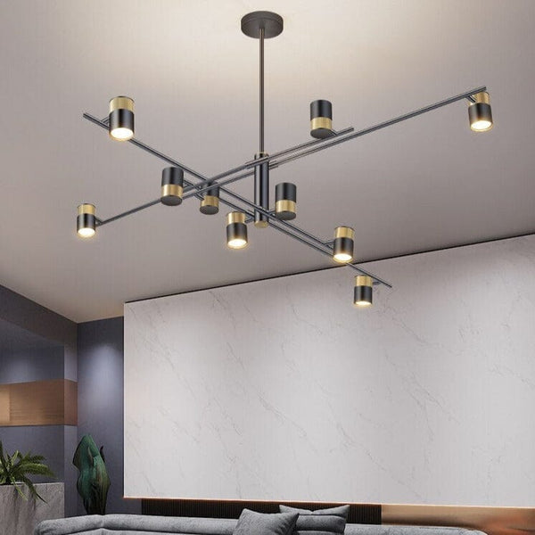 Lustre design LED Caeli Steel Rotation | Marco Lucetti