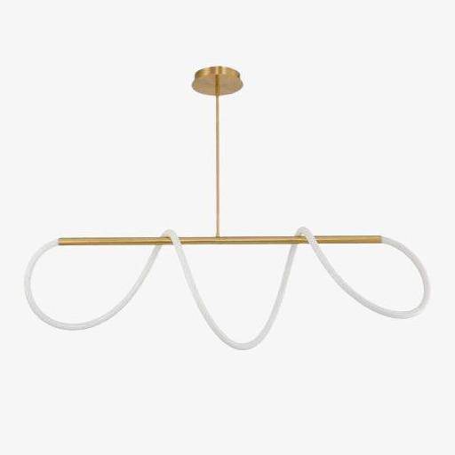 Lustre design LED doré Shadow Lumina. | Marco Lucetti 110 x 30cm