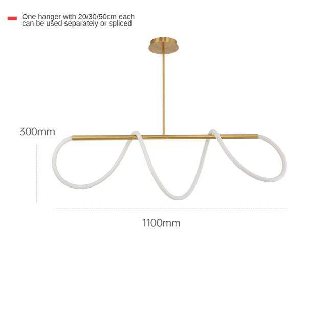 Lustre design LED doré Shadow Lumina. | Marco Lucetti