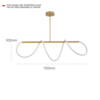 Lustre design LED doré Shadow Lumina. | Marco Lucetti