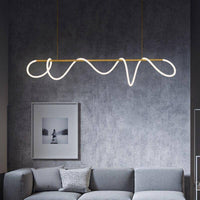 Lustre design LED doré Shadow Lumina. | Marco Lucetti