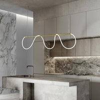 Lustre design LED doré Shadow Lumina. | Marco Lucetti