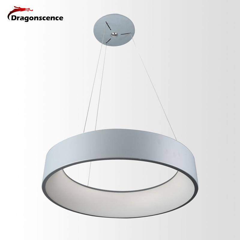 Lustre Design LED en Aluminium - Anneau Élégant | Marco Lucetti 45cm / Gris / Froide