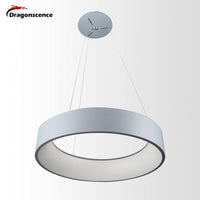 Lustre Design LED en Aluminium - Anneau Élégant | Marco Lucetti 45cm / Gris / Froide