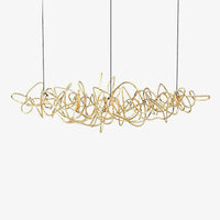 Lustre Design LED Luxury | Marco Lucetti 95cm / Doré / Naturelle