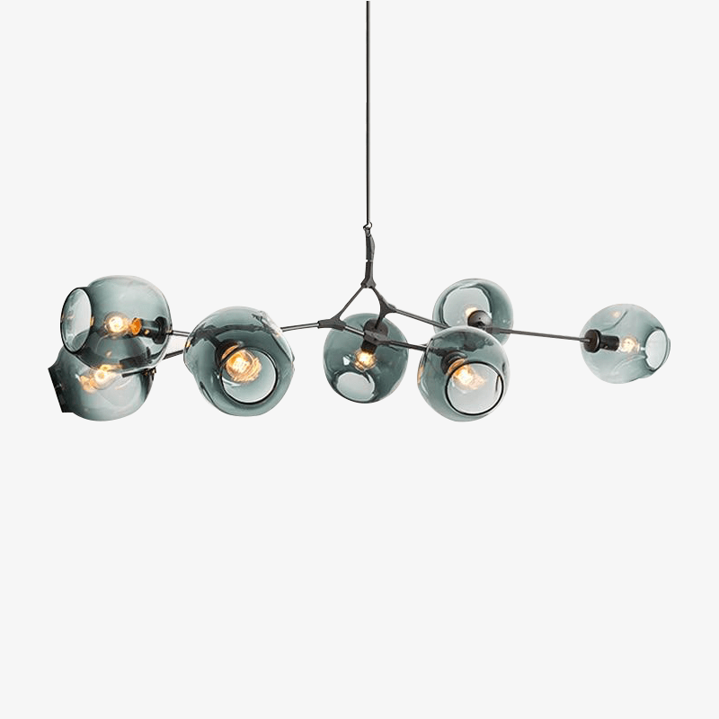 Lustre design LED "Metal Branches & Glass Bubbles" | Marco Lucetti