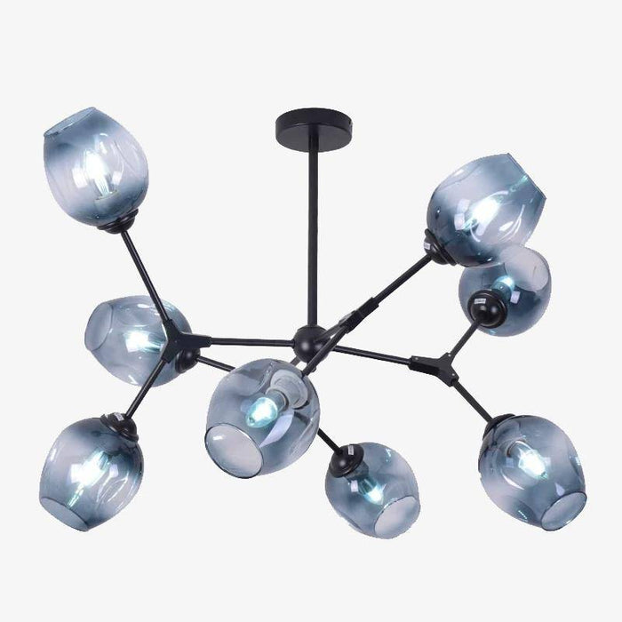Lustre Design LED Métal et Verre Lindsey | Marco Lucetti