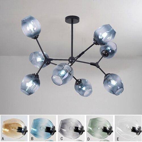 Lustre Design LED Métal et Verre Lindsey | Marco Lucetti 8 lampes / A