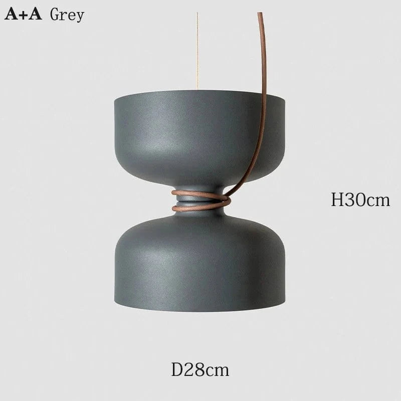 Lustre Design LED Nordique Suspension Multi-Combinaison | Marco Lucetti Gris AA / 3 couleurs