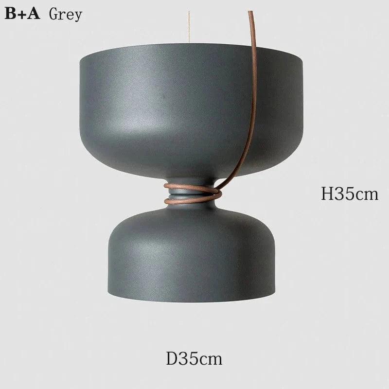 Lustre Design LED Nordique Suspension Multi-Combinaison | Marco Lucetti Gris BA / 3 couleurs