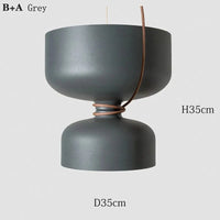 Lustre Design LED Nordique Suspension Multi-Combinaison | Marco Lucetti Gris BA / 3 couleurs