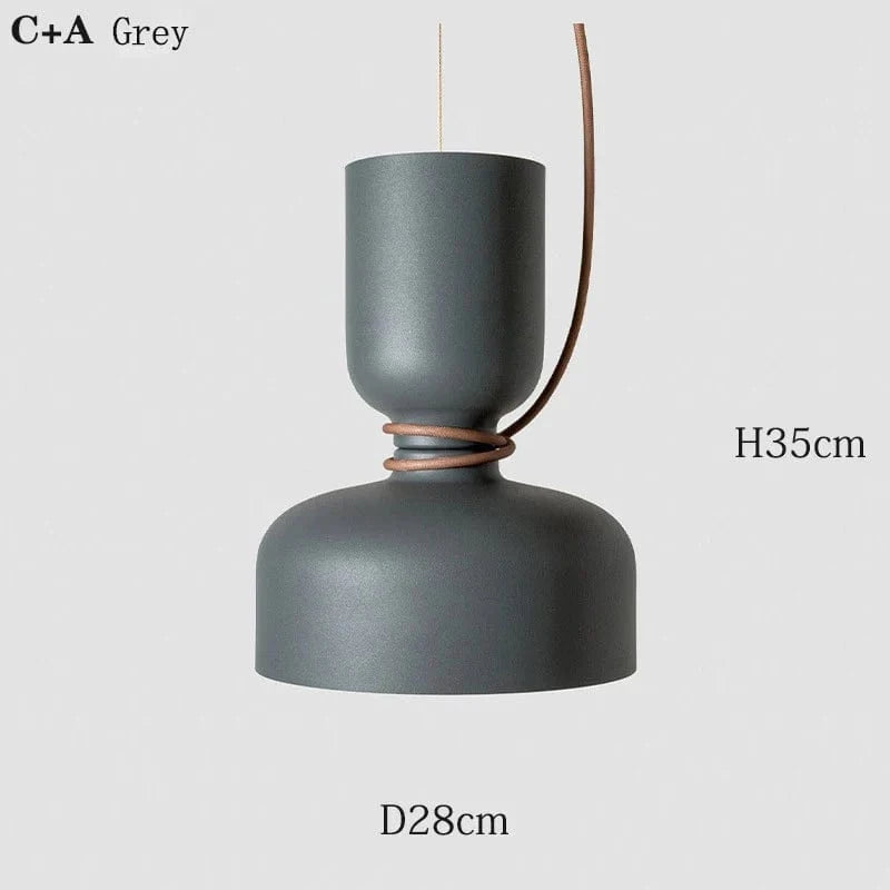 Lustre Design LED Nordique Suspension Multi-Combinaison | Marco Lucetti Gris CA / 3 couleurs